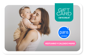 Gift Card Vestuario y Calzado Mamá, lleva $100.000 y paga $75.000