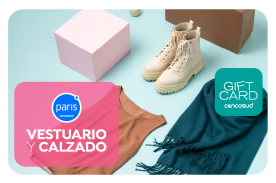 Gift Card Vestuario y Calzado Lleva $50.000 y Paga $39.990