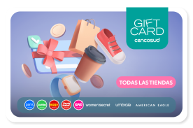 Gift Card Todas las Tiendas, lleva $50.000 y paga $45.000