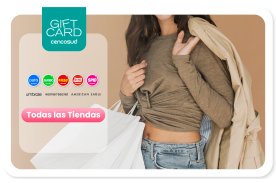 Gift Card Todas las Tiendas, lleva $30.000 y Paga $27.000