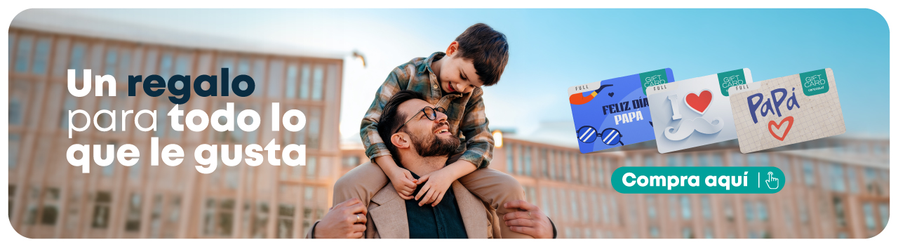 Un regalo para todo lo que le gusta. Celebra el D&iacute;a del Padre con Gift Card. 
