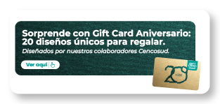 20 a&ntilde;os celebrando contigo | Gift Card Cencosud