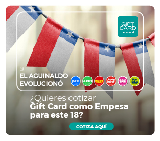 Cotiza Gift Card para tu empresa y un ejecutivo te contactar&aacute;.