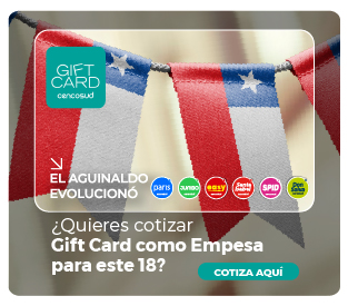Cotiza Gift Card para tu empresa y un ejecutivo te contactar&aacute;.