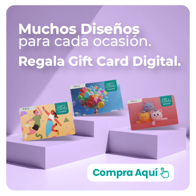 Distintos dise&ntilde;os, un solo regalo. Conoce Gift Card Cencosud Digital.