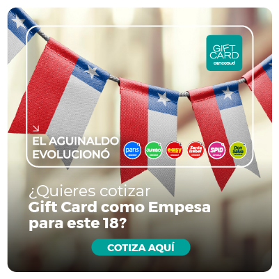 Cotiza Gift Card para tu empresa y un ejecutivo te contactar&aacute;.