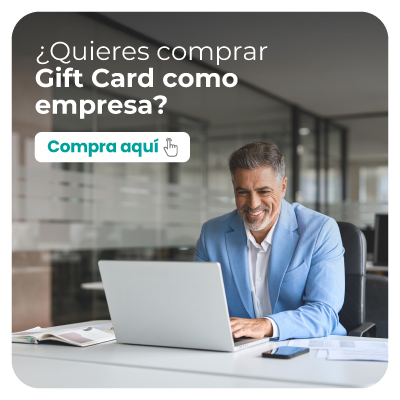 Gift Card empresas, la mejor solución para tu equipo.