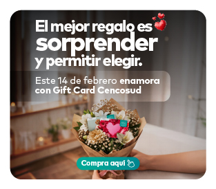 Este 14 de febrero enamora con Gift Card. El mejor regalo es sorprender y permitir elegir.