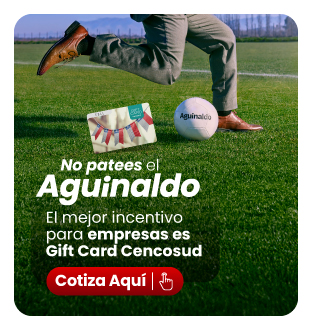 Regala Gift Card como aguinaldo en tu empresa.
